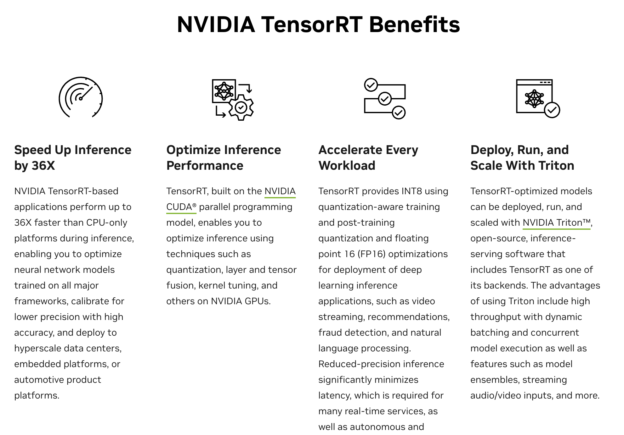 nvida-tensorRT-benefits